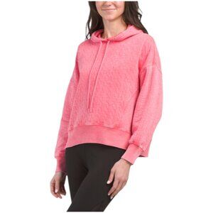 HARMONY & BALANCE Oversized Super Washed Jacquard Hoodie